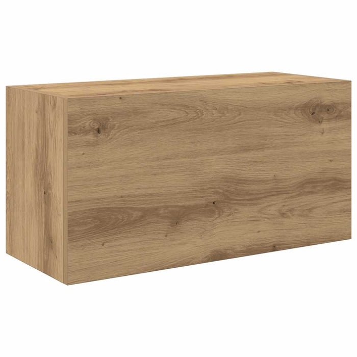 Dulap perete baie stejar artizanal, 60x25x30 cm, lemn prelucrat - WALTI WALTI