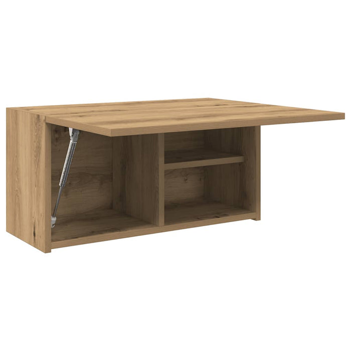 Dulap perete baie stejar artizanal, 60x25x30 cm, lemn prelucrat - WALTI WALTI