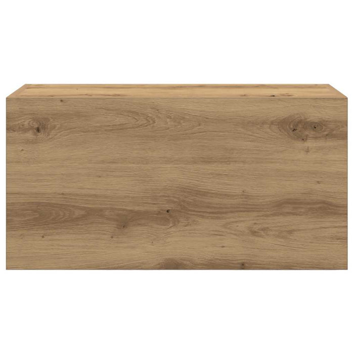 Dulap perete baie stejar artizanal, 60x25x30 cm, lemn prelucrat - WALTI WALTI