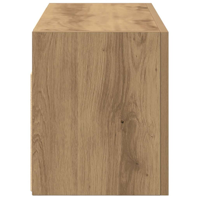 Dulap perete baie stejar artizanal, 60x25x30 cm, lemn prelucrat - WALTI WALTI