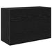 Dulap de perete de baie, negru, 60x25x40 cm, lemn prelucrat - WALTI WALTI