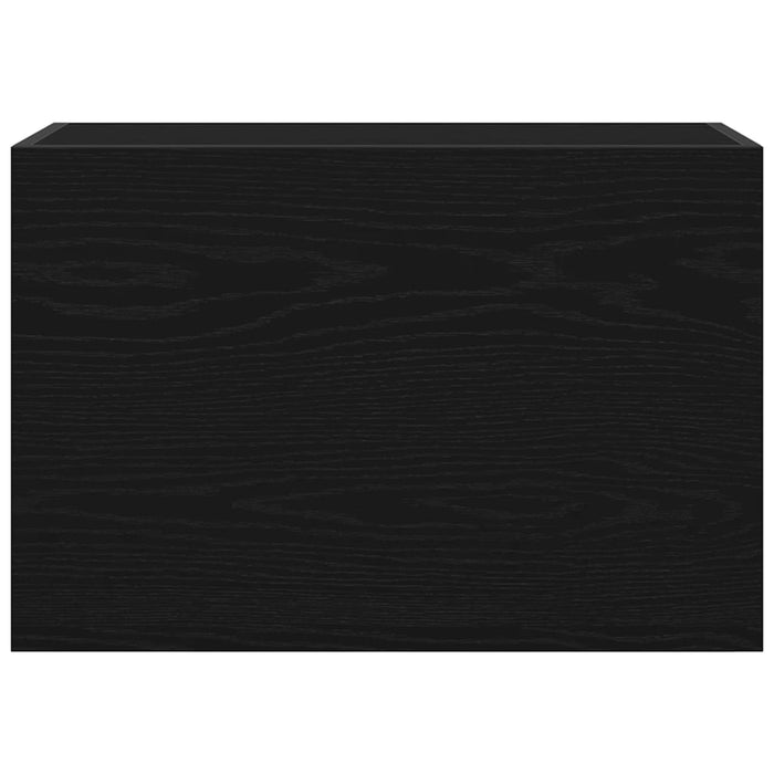 Dulap de perete de baie, negru, 60x25x40 cm, lemn prelucrat - WALTI WALTI