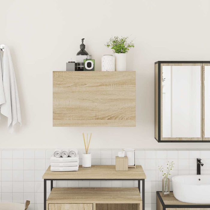 Dulap perete baie, stejar sonoma, 60x25x40 cm, lemn prelucrat - WALTI WALTI