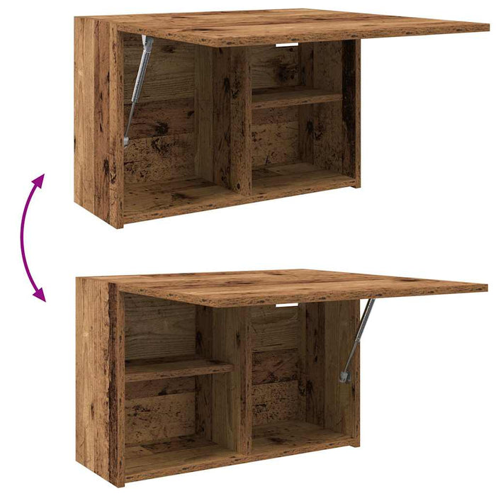 Dulap perete de baie, lemn vechi, 60x25x40 cm, lemn prelucrat - WALTI WALTI