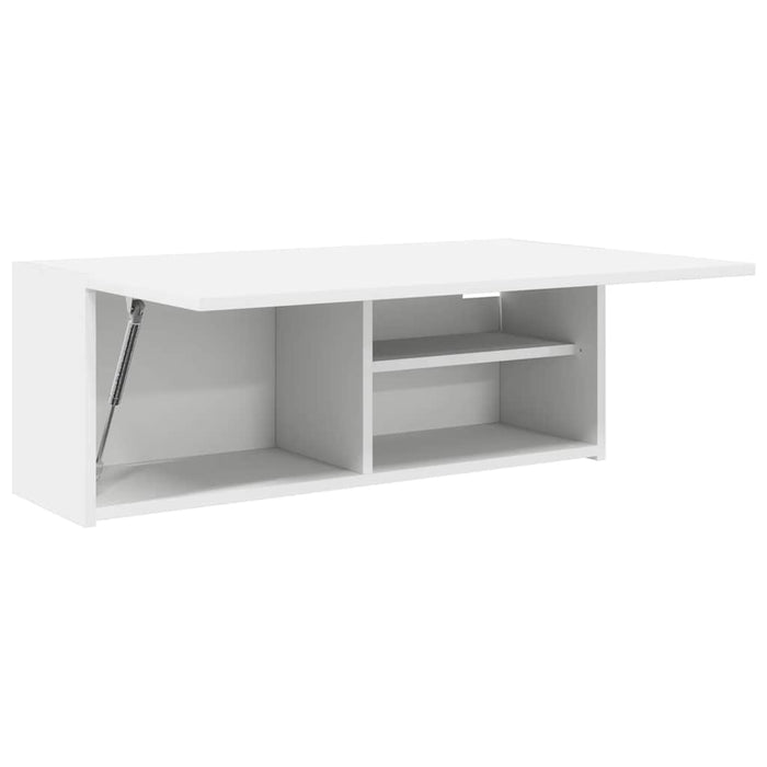 Dulap de perete de baie, alb, 80x25x30 cm, lemn prelucrat - WALTI WALTI