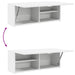 Dulap de perete de baie, alb, 80x25x30 cm, lemn prelucrat - WALTI WALTI
