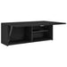 Dulap de perete de baie, negru, 80x25x30 cm, lemn prelucrat - WALTI WALTI