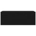 Dulap de perete de baie, negru, 80x25x30 cm, lemn prelucrat - WALTI WALTI