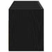 Dulap de perete de baie, negru, 80x25x30 cm, lemn prelucrat - WALTI WALTI