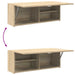 Dulap perete baie, stejar sonoma, 80x25x30 cm, lemn prelucrat - WALTI WALTI