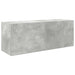Dulap perete baie, gri beton, 80x25x30 cm, lemn prelucrat - WALTI WALTI