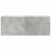 Dulap perete baie, gri beton, 80x25x30 cm, lemn prelucrat - WALTI WALTI