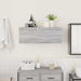 Dulap perete baie, gri sonoma, 80x25x30cm, lemn prelucrat - WALTI WALTI
