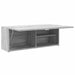 Dulap perete baie, gri sonoma, 80x25x30cm, lemn prelucrat - WALTI WALTI