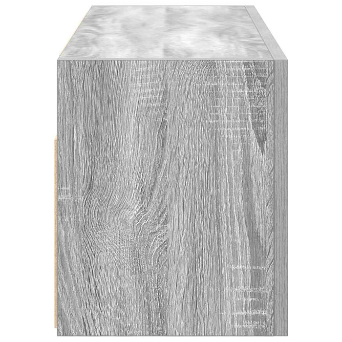 Dulap perete baie, gri sonoma, 80x25x30cm, lemn prelucrat - WALTI WALTI