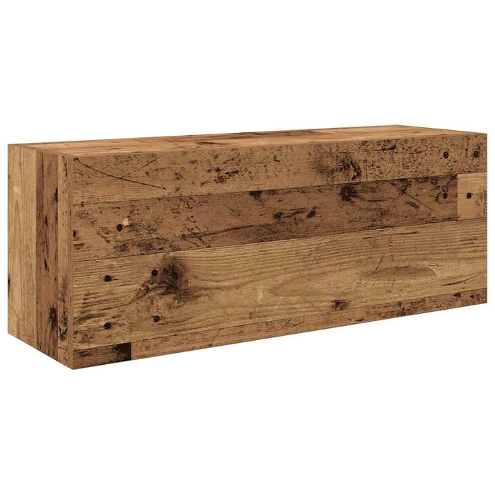 Dulap perete de baie, lemn vechi, 80x25x30 cm, lemn prelucrat - WALTI WALTI
