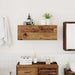 Dulap perete de baie, lemn vechi, 80x25x30 cm, lemn prelucrat - WALTI WALTI