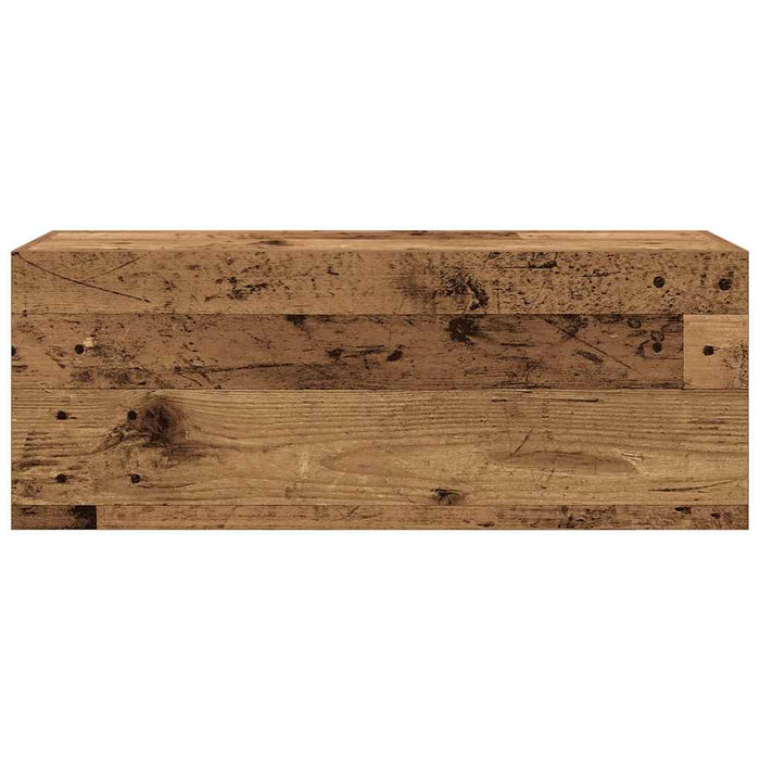 Dulap perete de baie, lemn vechi, 80x25x30 cm, lemn prelucrat - WALTI WALTI
