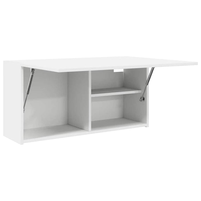 Dulap de perete de baie, alb, 80x25x40 cm, lemn prelucrat - WALTI WALTI