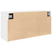 Dulap de perete de baie, alb, 80x25x40 cm, lemn prelucrat - WALTI WALTI