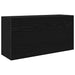 Dulap de perete de baie, negru, 80x25x40 cm, lemn prelucrat - WALTI WALTI