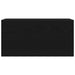 Dulap de perete de baie, negru, 80x25x40 cm, lemn prelucrat - WALTI WALTI
