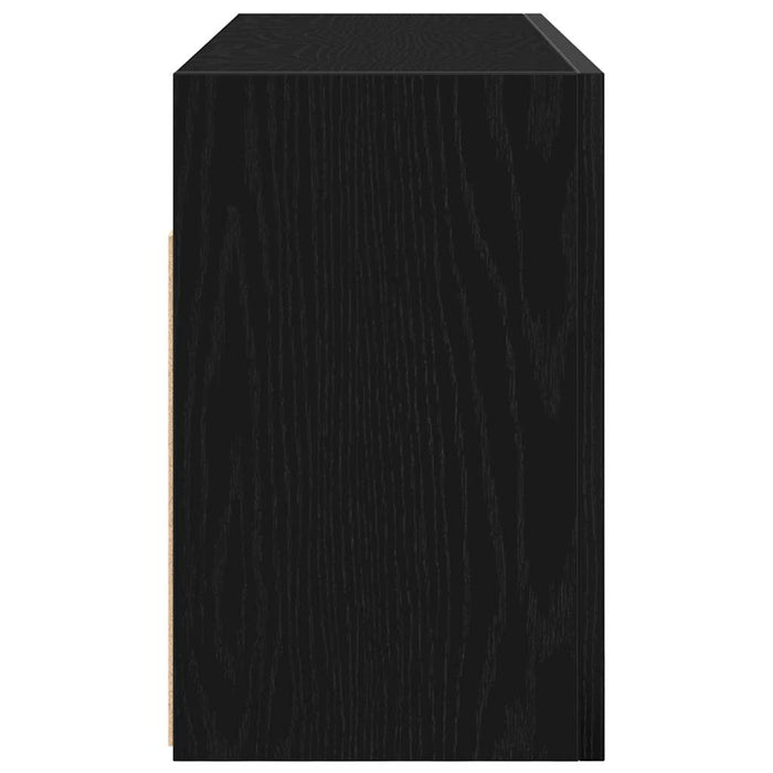 Dulap de perete de baie, negru, 80x25x40 cm, lemn prelucrat - WALTI WALTI