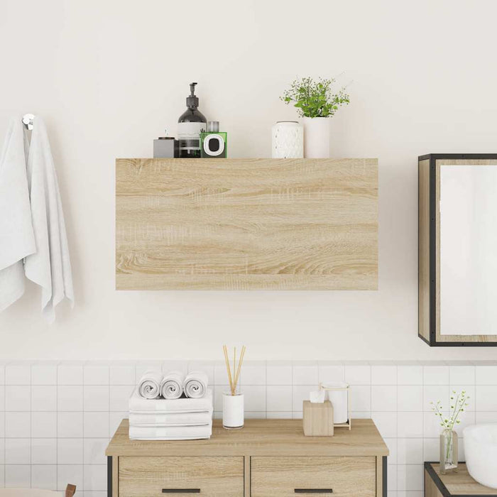 Dulap perete baie, stejar sonoma, 80x25x40 cm, lemn prelucrat - WALTI WALTI