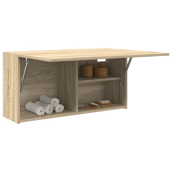 Dulap perete baie, stejar sonoma, 80x25x40 cm, lemn prelucrat - WALTI WALTI