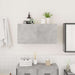 Dulap perete baie, gri beton, 80x25x40 cm, lemn prelucrat - WALTI WALTI