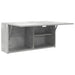 Dulap perete baie, gri beton, 80x25x40 cm, lemn prelucrat - WALTI WALTI