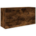Dulap perete baie, stejar fumuriu, 80x25x40 cm, lemn prelucrat - WALTI WALTI