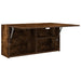 Dulap perete baie, stejar fumuriu, 80x25x40 cm, lemn prelucrat - WALTI WALTI