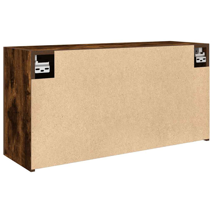 Dulap perete baie, stejar fumuriu, 80x25x40 cm, lemn prelucrat - WALTI WALTI