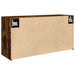 Dulap perete baie, stejar fumuriu, 80x25x40 cm, lemn prelucrat - WALTI WALTI