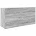 Dulap perete baie, gri sonoma, 80x25x40cm, lemn prelucrat - WALTI WALTI