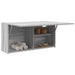 Dulap perete baie, gri sonoma, 80x25x40cm, lemn prelucrat - WALTI WALTI