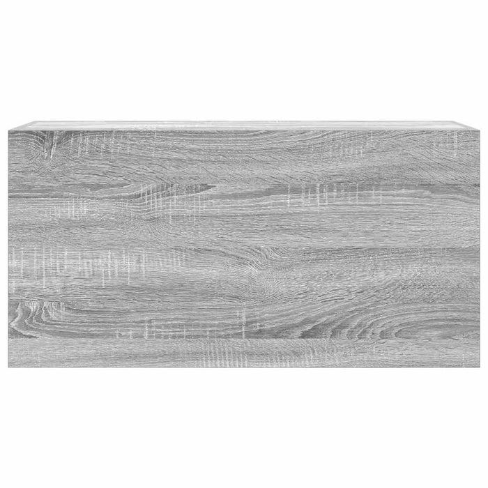 Dulap perete baie, gri sonoma, 80x25x40cm, lemn prelucrat - WALTI WALTI