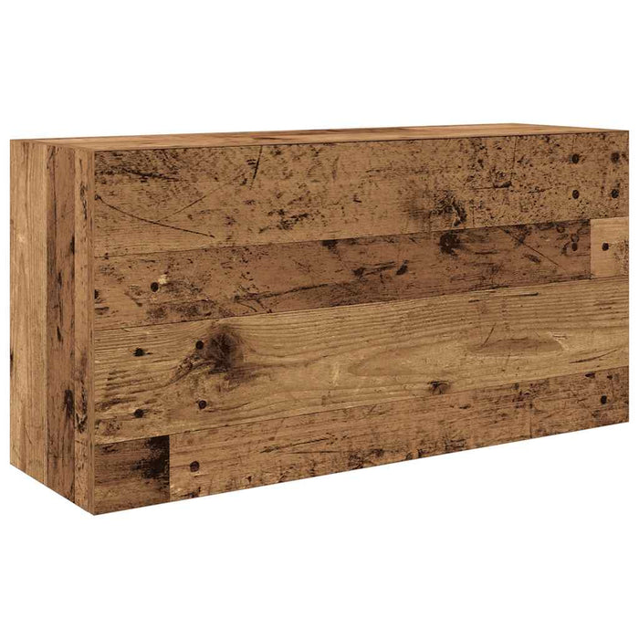 Dulap perete de baie, lemn vechi, 80x25x40 cm, lemn prelucrat - WALTI WALTI