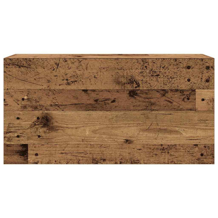 Dulap perete de baie, lemn vechi, 80x25x40 cm, lemn prelucrat - WALTI WALTI