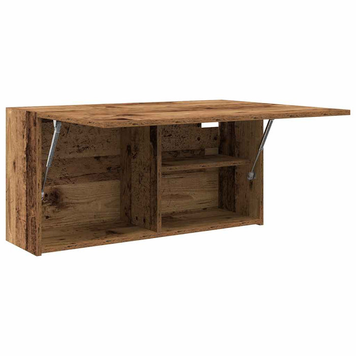 Dulap perete de baie, lemn vechi, 80x25x40 cm, lemn prelucrat - WALTI WALTI