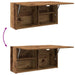 Dulap perete de baie, lemn vechi, 80x25x40 cm, lemn prelucrat - WALTI WALTI