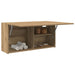 Dulap perete baie stejar artizanal, 80x25x40 cm, lemn prelucrat - WALTI WALTI