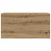 Dulap perete baie stejar artizanal, 80x25x40 cm, lemn prelucrat - WALTI WALTI