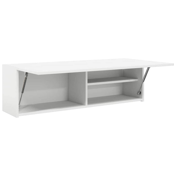 Dulap de perete de baie, alb, 100x25x30 cm, lemn prelucrat - WALTI WALTI