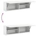 Dulap de perete de baie, alb, 100x25x30 cm, lemn prelucrat - WALTI WALTI