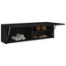 Dulap de perete de baie, negru, 100x25x30 cm, lemn prelucrat - WALTI WALTI