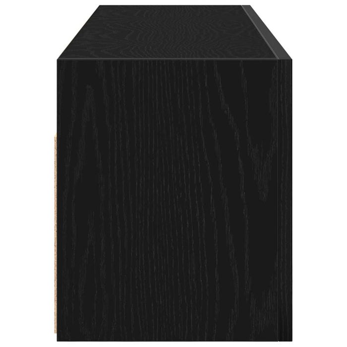 Dulap de perete de baie, negru, 100x25x30 cm, lemn prelucrat - WALTI WALTI