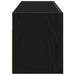 Dulap de perete de baie, negru, 100x25x30 cm, lemn prelucrat - WALTI WALTI