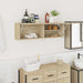 Dulap perete baie, stejar sonoma, 100x25x30 cm, lemn prelucrat - WALTI WALTI